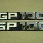 Genuine Suzuki GP100 Emblem Side Cover NOS