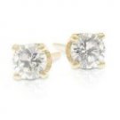 .25ct Round Cut Diamond Stud Earrings