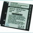 3.7V 720mAh Battery For EasyShare M340, EasyShare M341, EasySharee M1063, Eas... CS-KLIC7001