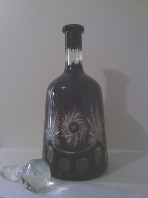 Wine Decanter Ruby Red