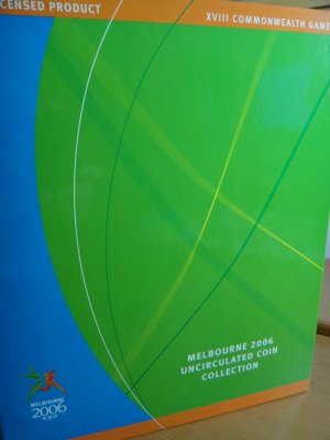 AUSTRALIAN MELBOURNE 2006 50c OLYMPIC COIN SET ALBUM MINT BOX (16 COINS +)