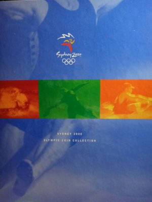 AUSTRALIAN SYDNEY 2000 $5 OLYMPIC COIN SET MINT ALBUM WITH BOX (28 COINS +)