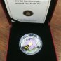Canada 2012 Aster w Murano Venetian Glass Bumblebee $20 Pure Silver Color Proof