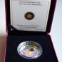 Canada 2012 Aster w Murano Venetian Glass Bumblebee $20 Pure Silver Color Proof