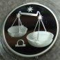 RUSSIA 2 RUBLE 2002 SILVER PROOF LIBRA IN CAPSULE RARE COIN