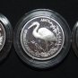 RUSSIA 3 X 1 RUBLE 1995 SILVER PROOF IN CAPSULE RED BOOK RARE COINS