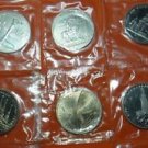 RUSSIA USSR 1 RUBLE 6 COIN SET OLIMPIC MOSCOW 1980 UNC MINT OGP