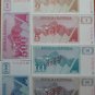SLOVENIA 8 SPECIMEN NOTES RARE BANKNOTES SET UNC CONDITION