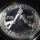 US SILVER DOLLAR 1988 S OLYMPIC PROOF COMMEMORATIVE COIN
