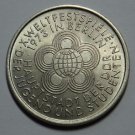 EAST GERMANY DDR 10 MARKS COIN 1973 WELTFESTSPIELE aUNC RARE