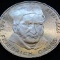 GERMANY 5 MARK UNC SILVER COIN 1977 CARL FRIEDRICH GAUSS UNC