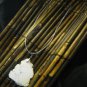 New Free Form White, Brown Turquoise Slab Pendant Necklace  Free Ship Lowe 48