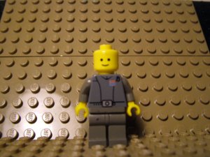 ~LEGO Star Wars Minifigure 7201 ~ Imperial Officer ~ Endor NO HAT