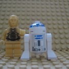 ~LEGO Star Wars Minifigure Lot of 2 ~ R2 D2 & C3P0 ~