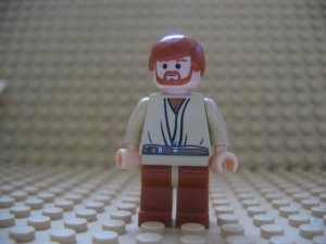 ~LEGO Star Wars Minifigure Obi-Wan Jedi Master Pilot 7661