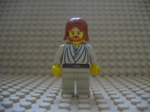 ~LEGO Star Wars Minifigure Obi-Wan Jedi Knight  Starfighter 7143