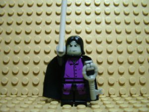 LEGO Harry Potter Minifigure ~ Professor Snape ~ Key & White Wand