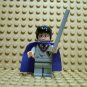 LEGO Harry Potter Minifigure ~ Harry ~ Pink Flesh, Purple Cape Wand