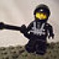 1016] LEGO Town City Minifigure ~ Space Man ~ NASA Astronaut Black