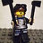 408] LEGO Alpha Team ~TeeVee Droid~ robot CUSTOM HEAD 4746 withTools