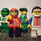 830] LEGO Classic Town City Minifigure Lot of 4~Airplane Pilot~Race Car Driver