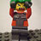 933] LEGO Exo-Force ~ Takeshi ~ Dual Face ~ Green Hair ExoForce Red