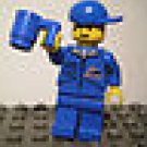 940 LEGO City Town Minifigure~BullDozer Driver~Construction Caterpillar Mechanic