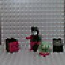 [109] Lego Minifigure ~Alpha Team~ & Crystal CLEAR Droid Brain under Yellow Dome