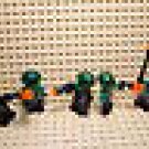 [817] LEGO Space Minifigure Lot of 5 Green ~Insectoids~ Mars UFO Alien