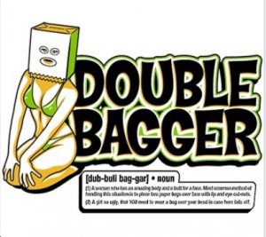 DOUBLE BAGGER NEW BLACK T-SHIRT
