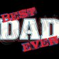 BEST DAD FATHER'S DAY NEW BLACK T-SHIRT