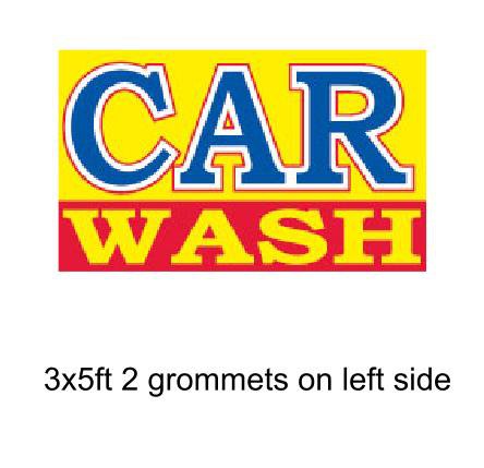 CAR WASH 3x5 ft Banner Advertising Business Sign Flag - CAR WASH