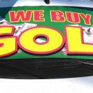 We buy gold car windshield banner sign