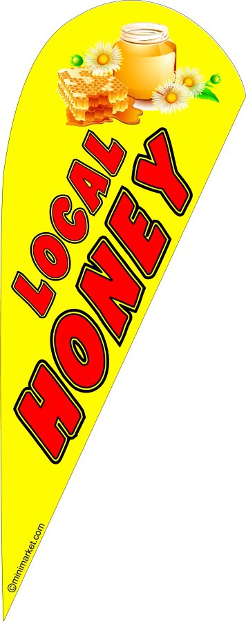 LOCAL HONEY teardrop flag kit