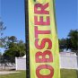 Lobster flag kit full sleeve swooper flag banner 15ft tall red yellow black