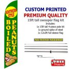 SOUTHERN STYLE BOILED PEANUTS Full Sleeve  Advertising Banner Feather Swooper Flutter Flag