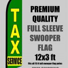 TAX SERVICE Full Sleeve  Advertising Banner Feather Swooper Flutter Flag