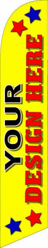Premium quality CUSTOM print swooper feather flag banner sign