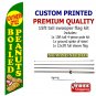 SOUTHERN STYLE BOILED PEANUTS  15 ft tall  Feather Swooper Flag Banner KIT