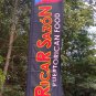 DUPLEX PRINTED with your message CUSTOM  swooper feather flag banner sign kit