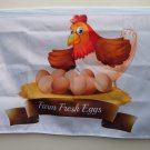 FARM FRESH EGGS FLAG 2x3ft flag, vertical banner