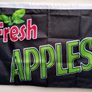 FRESH APPLES FLAG 2x3ft flag, vertical banner