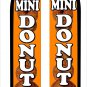 MINI DONUTS DOUBLE SIDED SWOOPER FEATHER FLAG BANNER SIGN KIT 4123DB