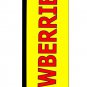 STAWBERRIES SWOOPER FEATHER FLAG BANNER SIGN 8332