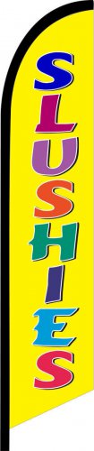 SLUSHIES SWOOPER FEATHER FLAG BANNER SIGN 9668