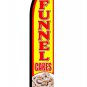 FUNNEL CAKES REGULAR or DOUBLE SIDED SWOOPER FEATHER FLAG BANNER SIGN 5632