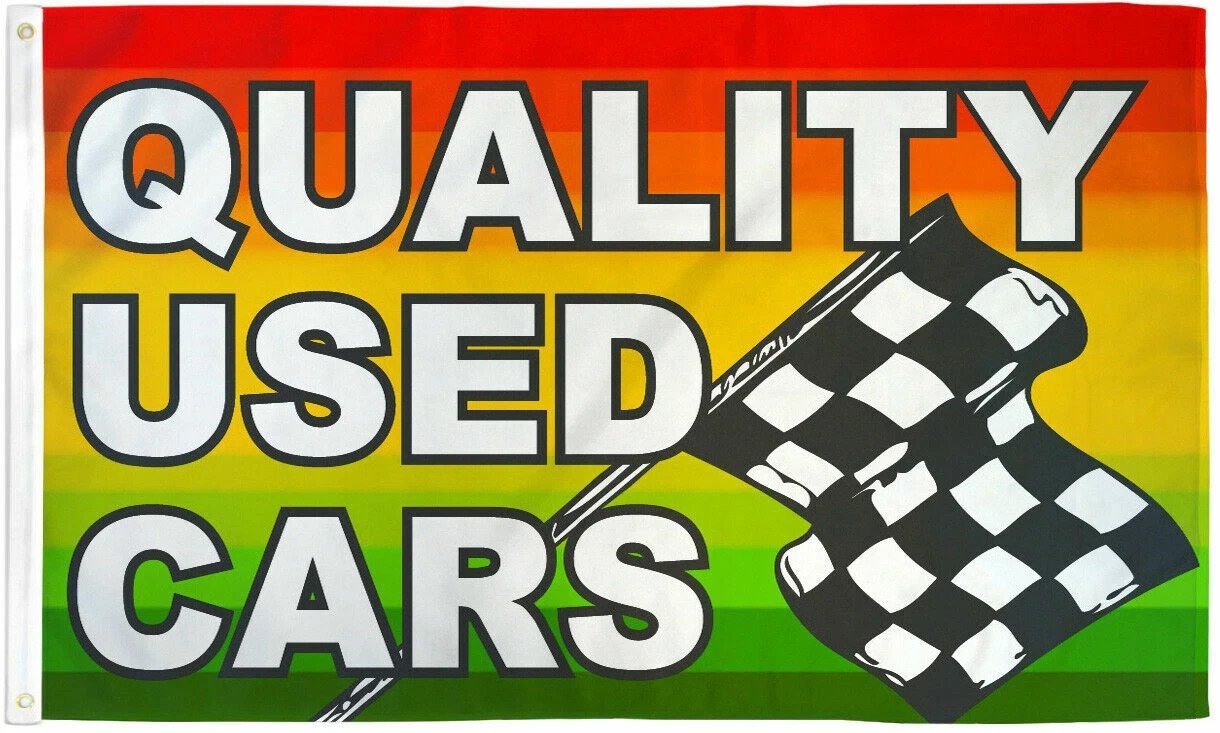 Quality Used Cars Flag 3x5ft Used Cars Here Dealership Flag Used Cars