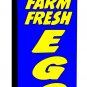 FARM FRESH EGGS advertising swooper flag KIT