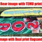 RIPE PEACHES DUPLEX PRINTED SWOOPER FEATHER FLAG BANNER SIGN KIT