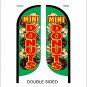 mini DONUTS advertising double sided swooper flag KIT